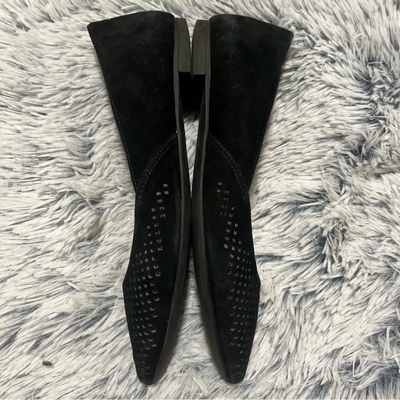 Vionic Posey Black Suede Perforated Flats - Size 6.5 - Picture 5 of 13